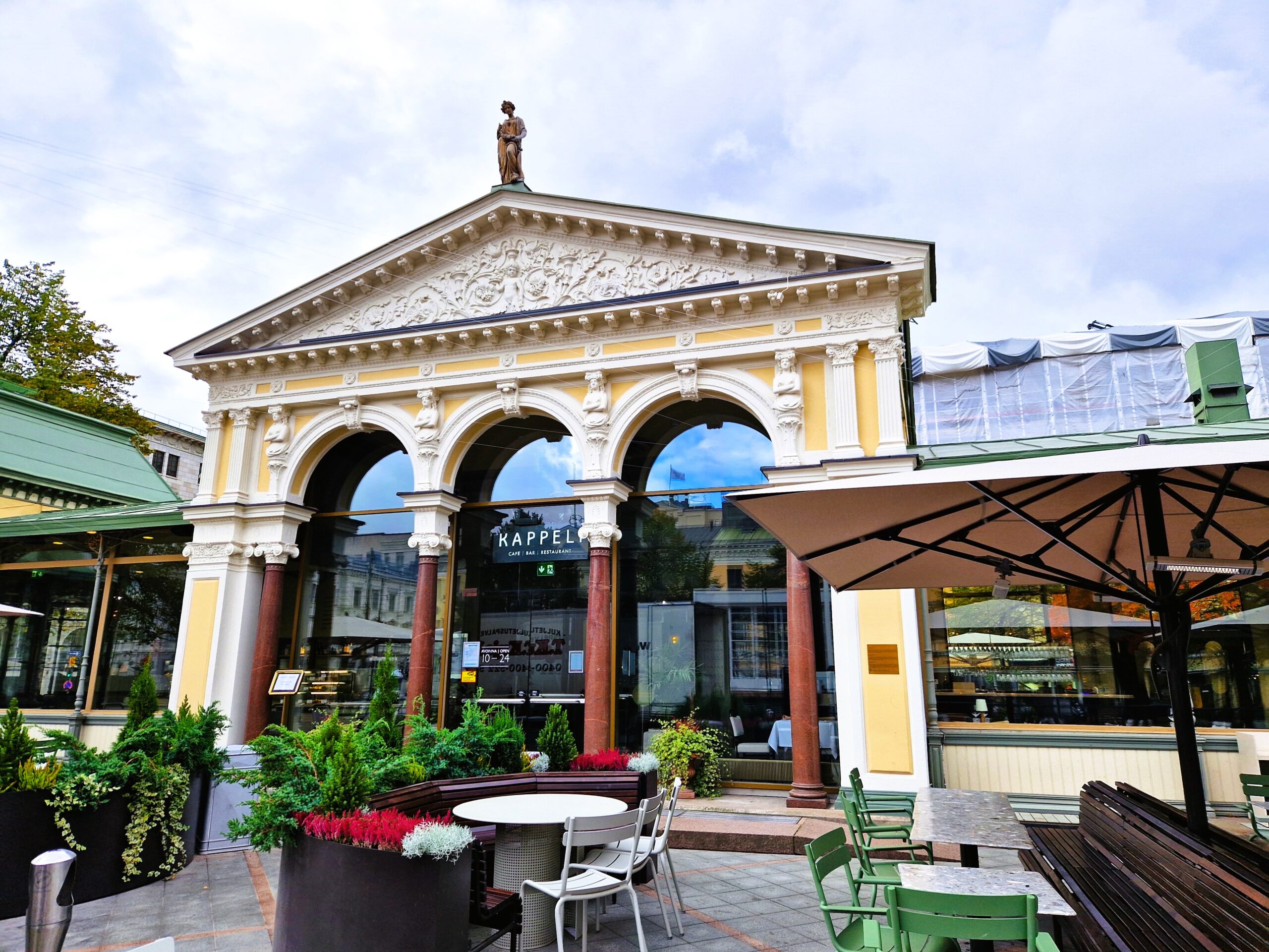 Ravintola Kappelin julkisivukorjaus ja korjausrakentaminen